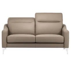 Canapé cuir têtières relevables Ben