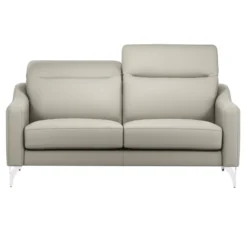 Canapé cuir têtières relevables Ben