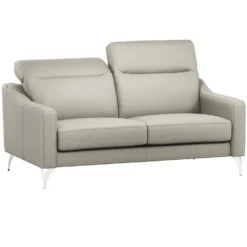 Canapé cuir têtières relevables Ben