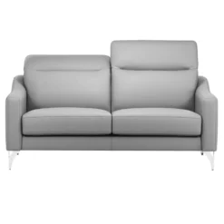 Canapé cuir têtières relevables Ben