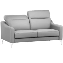 Canapé cuir têtières relevables Ben