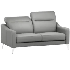 Canapé cuir têtières relevables Ben