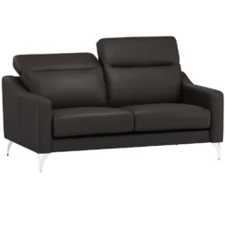 Canapé cuir têtières relevables Ben