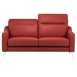 Canapé cuir têtières relevables Ben