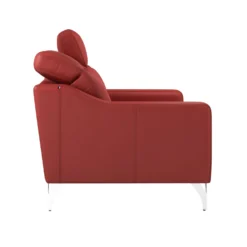 Canapé cuir têtières relevables Ben