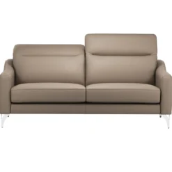 Canapé cuir têtières relevables Ben