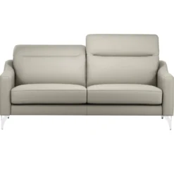 Canapé cuir têtières relevables Ben