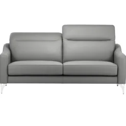 Canapé cuir têtières relevables Ben