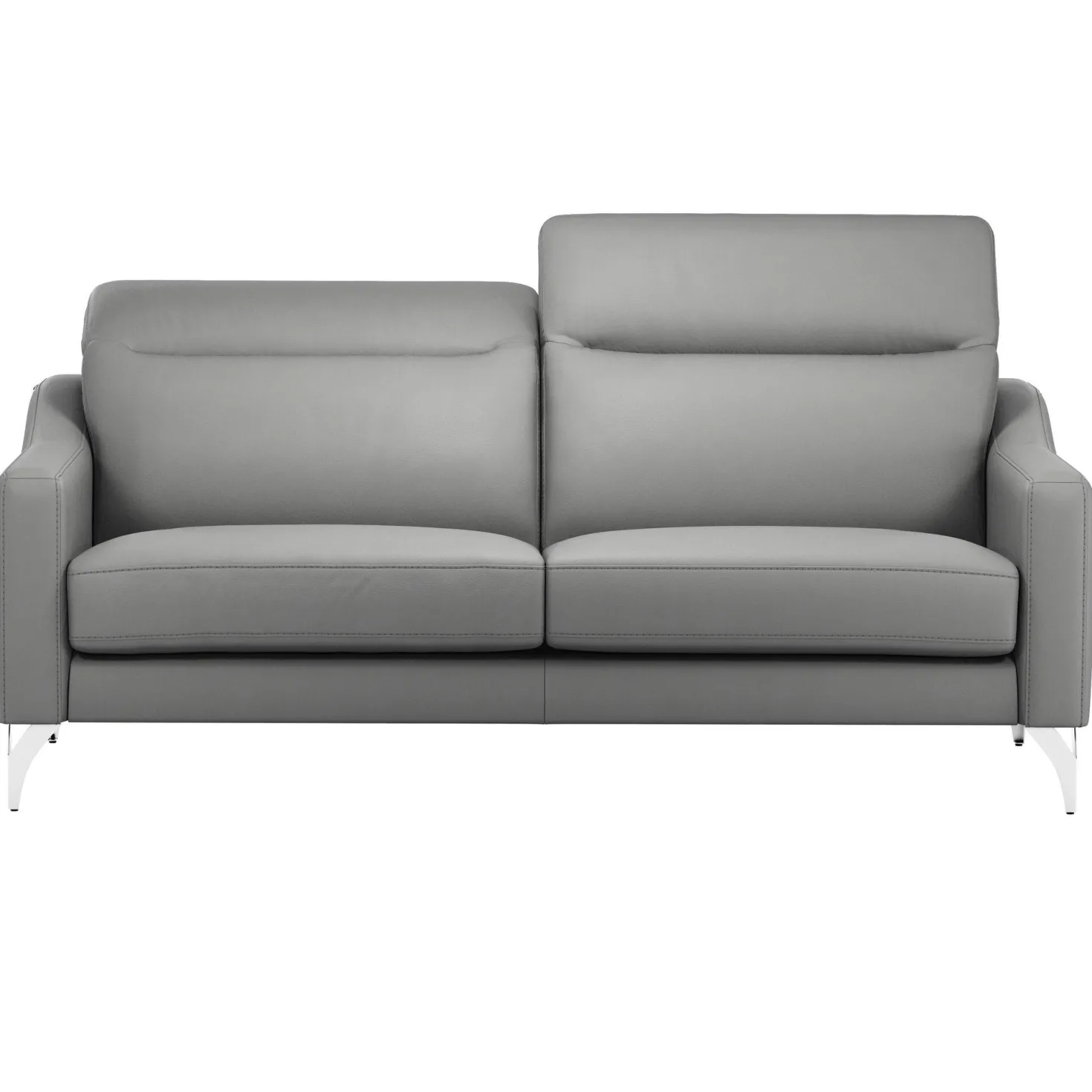 Canapé cuir têtières relevables Ben