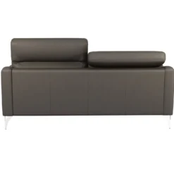 Canapé cuir têtières relevables Ben