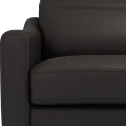 Canapé cuir têtières relevables Ben
