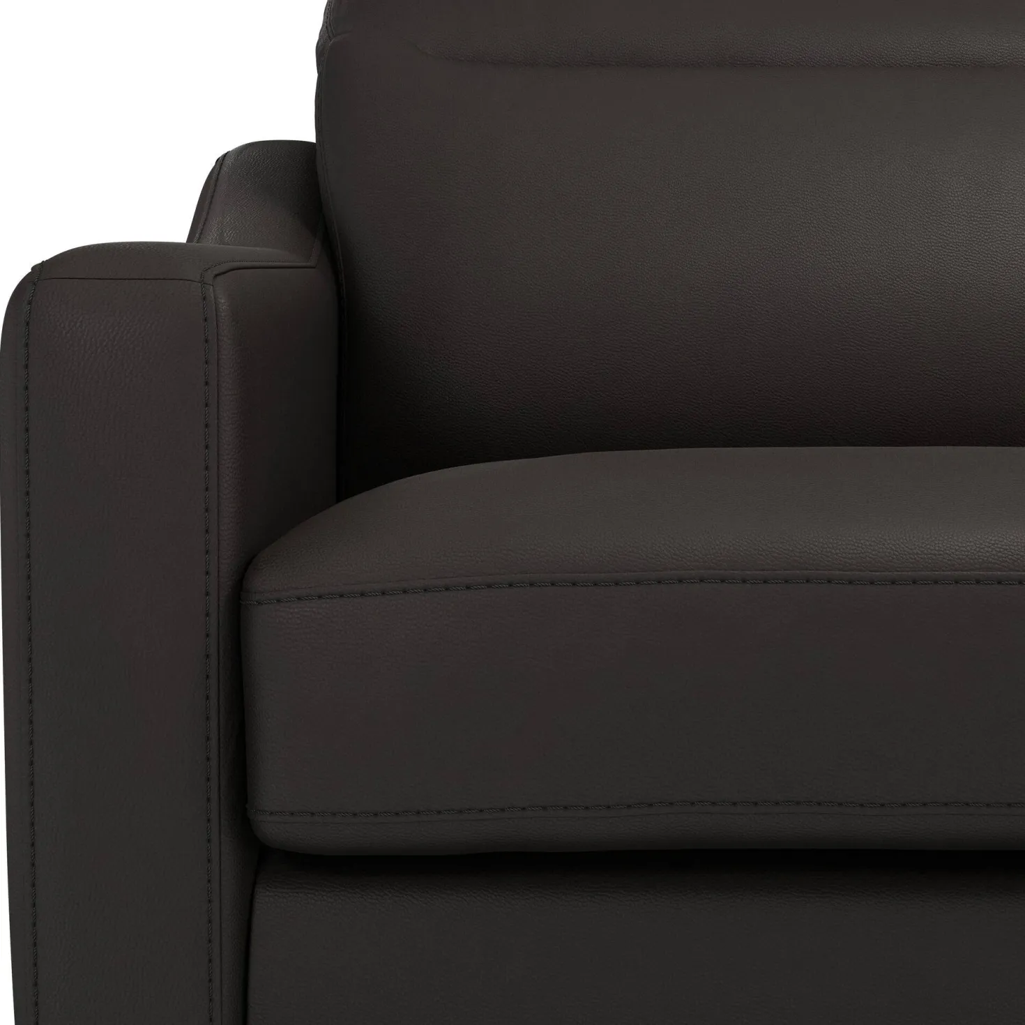 Canapé cuir têtières relevables Ben