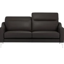 Canapé cuir têtières relevables Ben