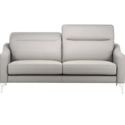 Canapé cuir têtières relevables Ben
