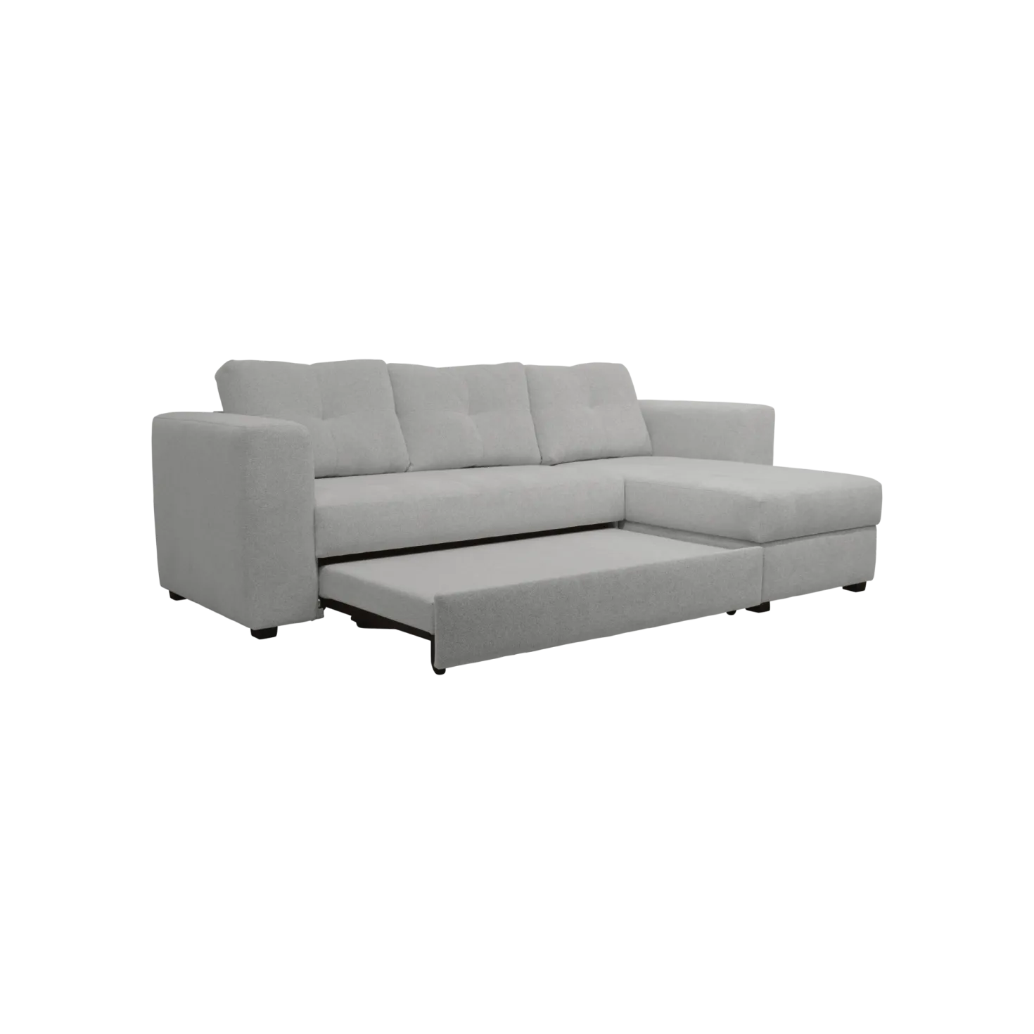 Canapé d'angle convertible et réversible tissu chenillé Pyram