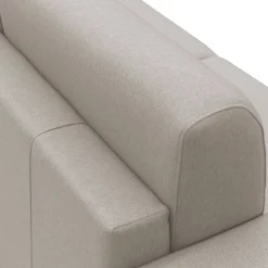 Canapé d'angle convertible et réversible tissu déhoussable Aubin