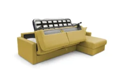 Canapé d'angle convertible et réversible tissu déhoussable Aubin