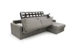 Canapé d'angle convertible et réversible tissu déhoussable Aubin