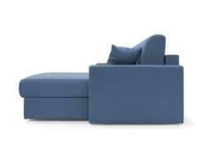 Canapé d'angle convertible et réversible tissu déhoussable Aubin