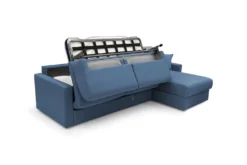 Canapé d'angle convertible et réversible tissu déhoussable Aubin