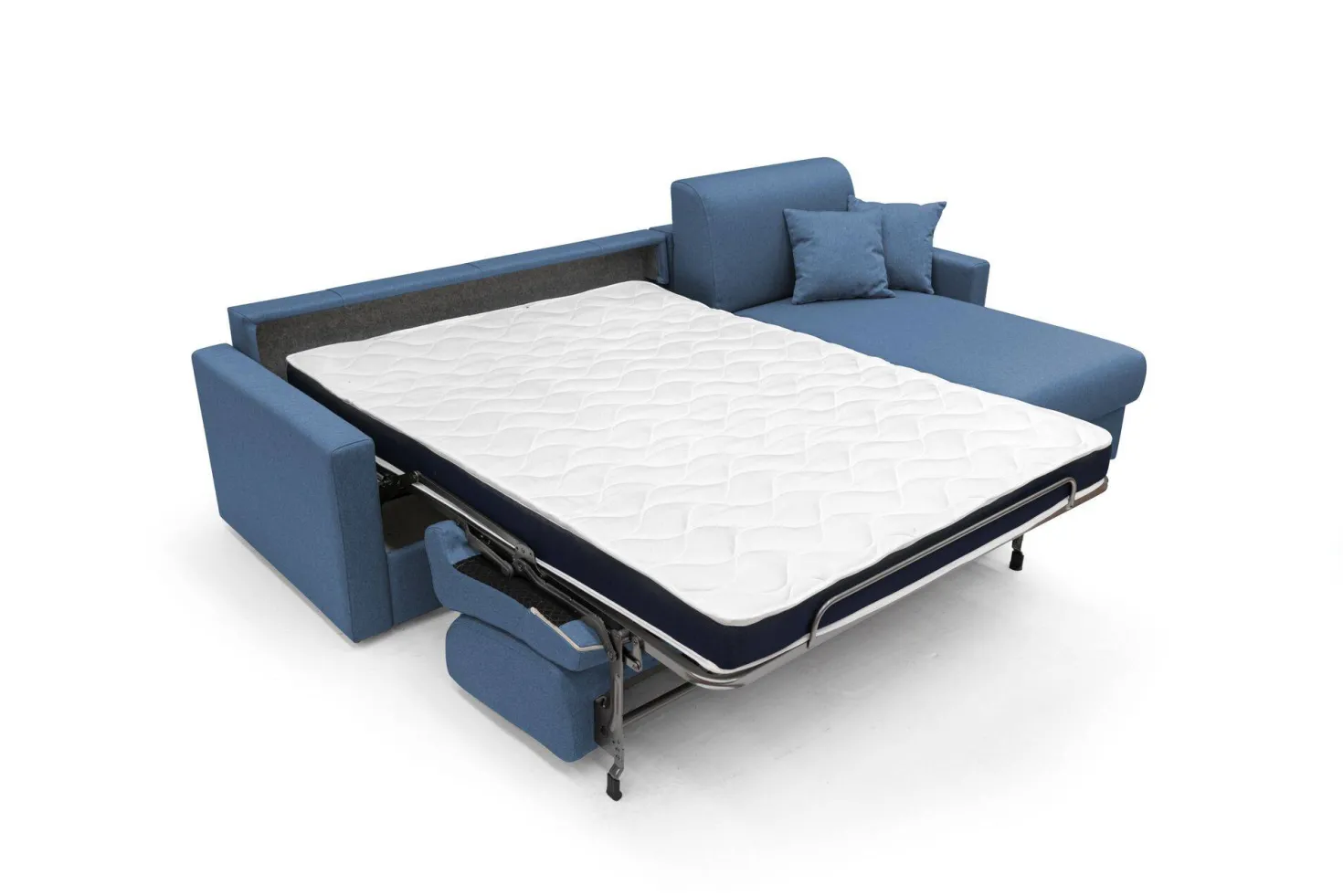 Canapé d'angle convertible et réversible tissu déhoussable Aubin