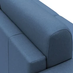 Canapé d'angle convertible et réversible tissu déhoussable Aubin
