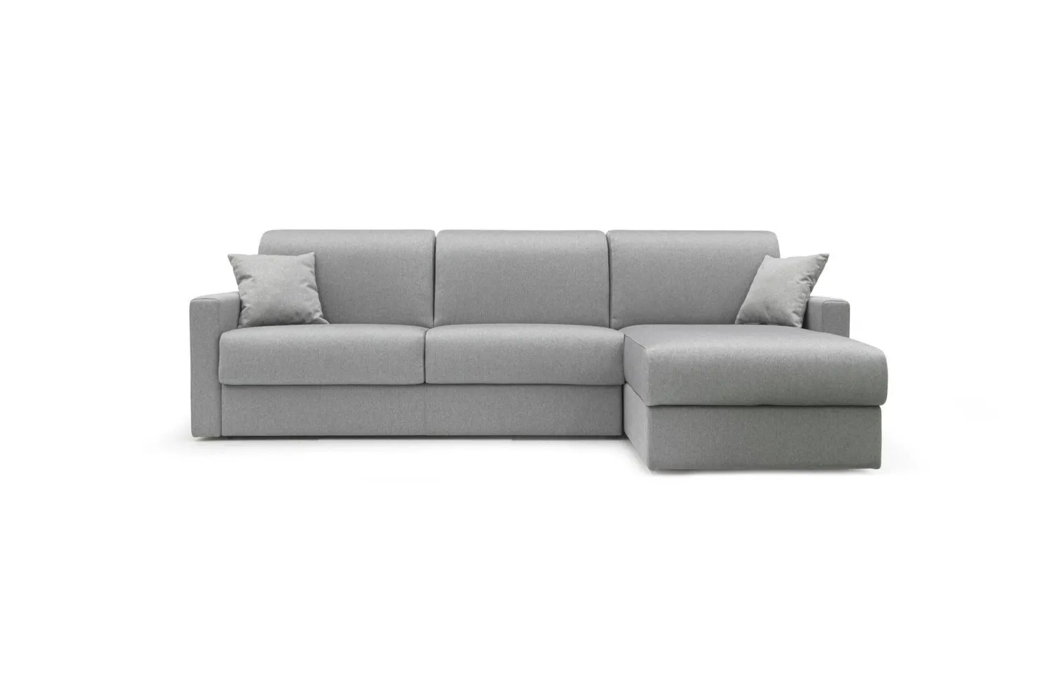 Canapé d'angle convertible et réversible tissu déhoussable Aubin