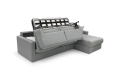 Canapé d'angle convertible et réversible tissu déhoussable Aubin