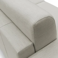 Canapé d'angle convertible et réversible tissu recyclé déhoussable Alizée