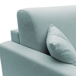 Canapé d'angle convertible et réversible tissu recyclé déhoussable Aubin