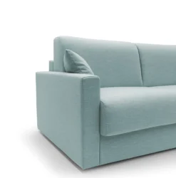 Canapé d'angle convertible et réversible tissu recyclé déhoussable Aubin