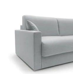 Canapé d'angle convertible et réversible tissu recyclé déhoussable Aubin