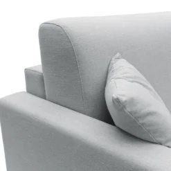 Canapé d'angle convertible et réversible tissu recyclé déhoussable Aubin