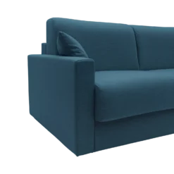 Canapé d'angle convertible et réversible tissu recyclé déhoussable Aubin