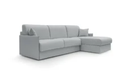 Canapé d'angle convertible et réversible tissu recyclé déhoussable Arthur