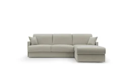 Canapé d'angle convertible et réversible tissu recyclé déhoussable Arthur
