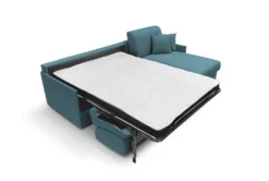 Canapé d'angle convertible et réversible tissu recyclé déhoussable Arthur