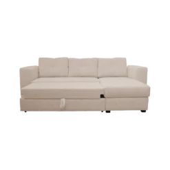 Canapé d'angle convertible et réversible tissu chenillé Pyram