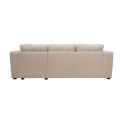 Canapé d'angle convertible et réversible tissu chenillé Pyram