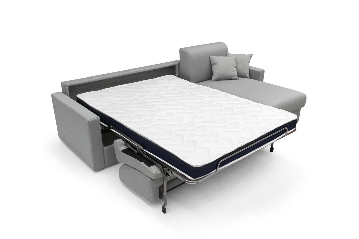Canapé d'angle convertible et réversible tissu déhoussable Aubin