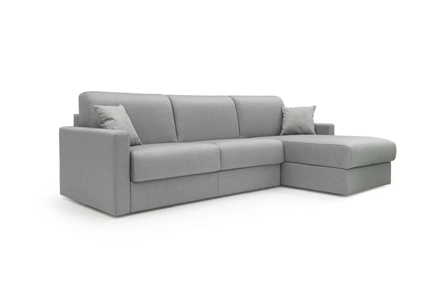 Canapé d'angle convertible et réversible tissu déhoussable Aubin