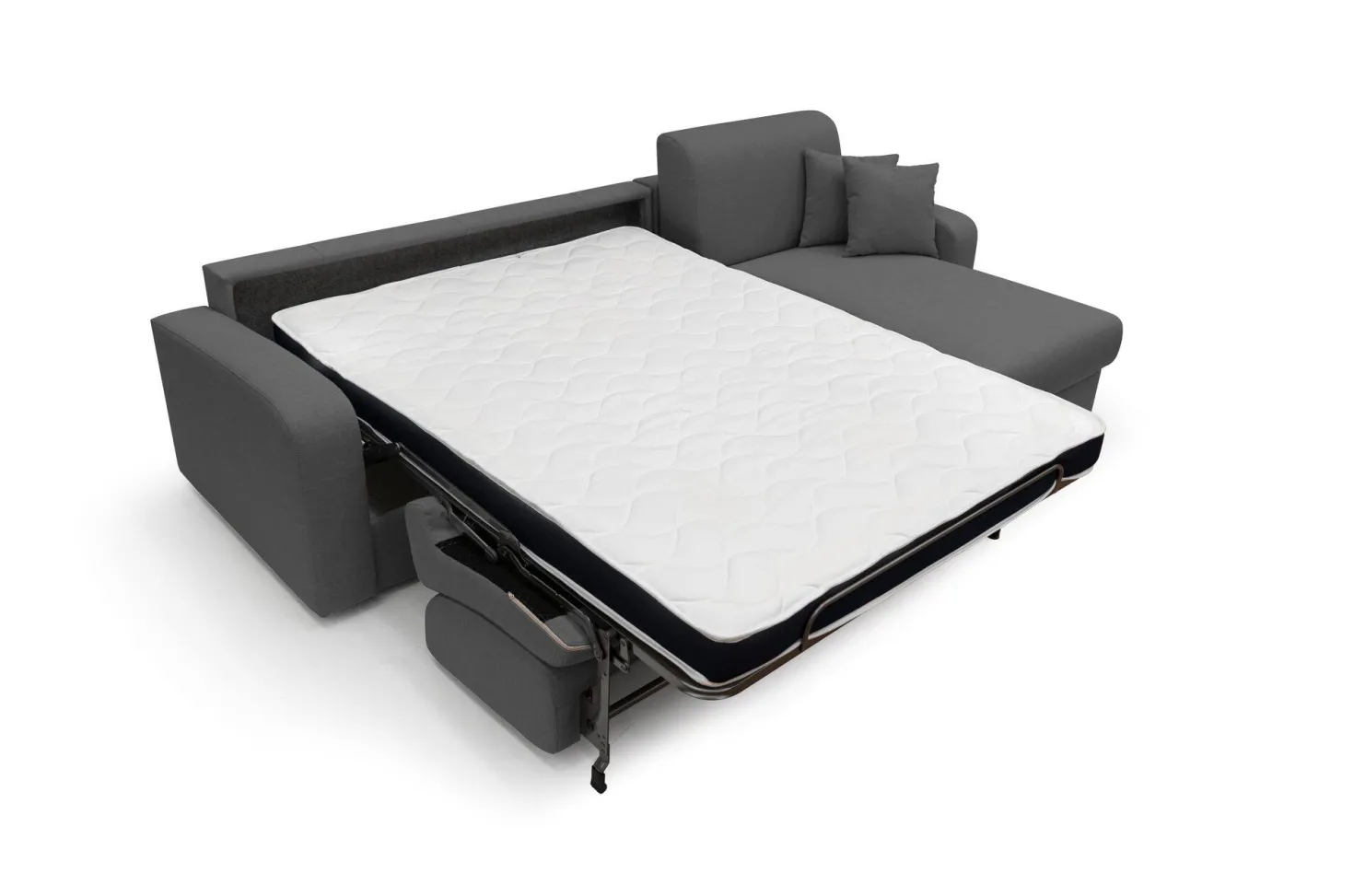 Canapé d'angle convertible et réversible tissu recyclé déhoussable Alizée