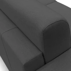 Canapé d'angle convertible et réversible tissu recyclé déhoussable Alizée