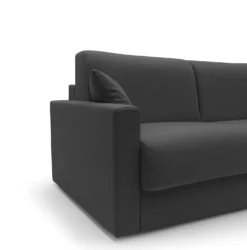 Canapé d'angle convertible et réversible tissu recyclé déhoussable Aubin