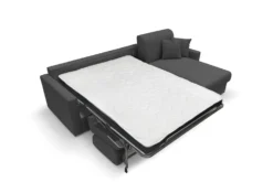Canapé d'angle convertible et réversible tissu recyclé déhoussable Aubin