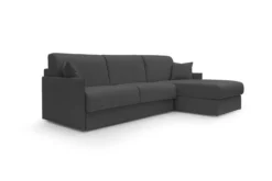 Canapé d'angle convertible et réversible tissu recyclé déhoussable Arthur