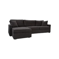 Canapé d'angle convertible et réversible tissu déhoussable Oslo