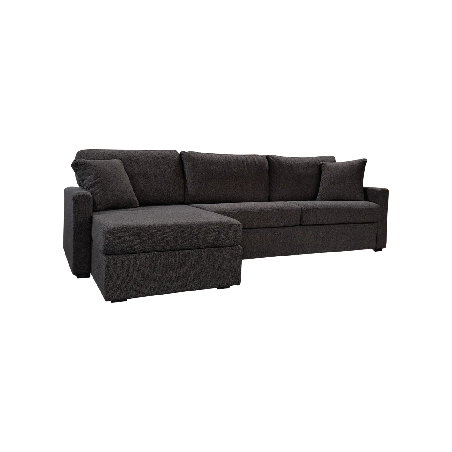 Canapé d'angle convertible et réversible tissu déhoussable Oslo
