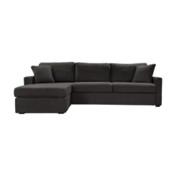 Canapé d'angle convertible et réversible tissu déhoussable Oslo