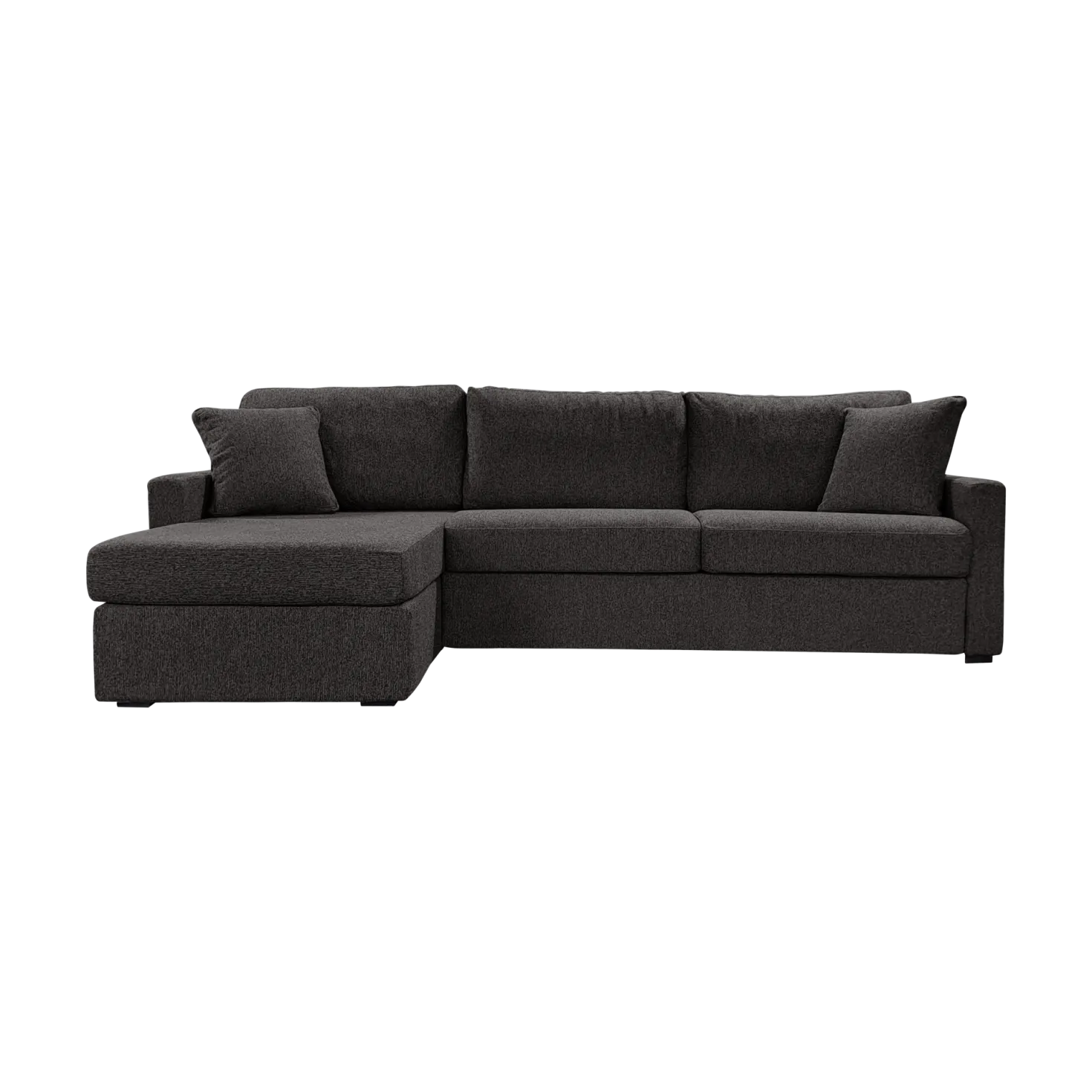 Canapé d'angle convertible et réversible tissu déhoussable Oslo